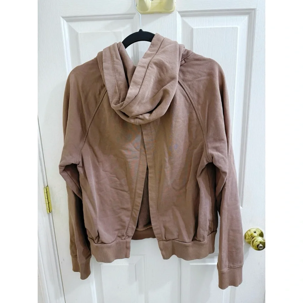 Athleta Slit Back Moonrise Hoodie in Purple Brown - Picture 8 of 8